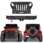 Fit 2018-2026 Wrangler Jeep Jlu Steel Front Grille Bumper Or Rear Bar. Fixed Price $269.88.