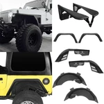 Textured Steel Fender Flares Inner Liners For 1997-2006 Jeep Wrangler Tj. Fixed Price $689.10.
