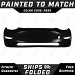 New Painted *pbsb Black* Front Bumper Cover Fascia For 2017-2023 Tesla Model. Fixed Price $590.99.