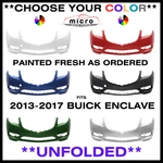 New Front Bumper For 2013-2017 Enclave Painted *choose Your Color* GM1000944. Fixed Price $717.93.