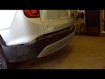 Rear Bumper Sl Single Exhaust Silver Painted Lower Skid Fits 20 Acadia 10245016. Fixed Price $1068.00.