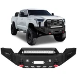Vijay Steel Front Bumper For 2022-2025 Toyota Tundra With Led Lights And D-rings. Fixed Price $729.99.