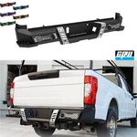 Steel Black Rear Bumper For 2017-2026 F-250/F-350 Super Duty W/ Led Lights. Fixed Price $395.00.