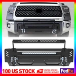 Heavy Duty Center Front Bumper For 2014-2021 Toyota Tundra W/ Bull Bar & D-rings. Fixed Price $379.98.