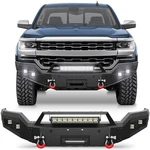 For 2016-2018 Chevy Silverado 1500 Steel Front Bumper W/led Lights & Winch Plate. Fixed Price $576.69.