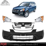 Front Bumper Cover Textured Plastic & Headlights Kit For 2002-2004 Honda Cr-v. Fixed Price $321.88.