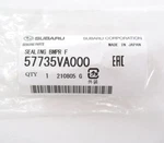 Genuine Oem Subaru 57735VA000 Front Bumper Upper Seal 2015-2021 Wrx. Fixed Price $26.37.