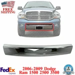 New Front Bumper Molding Chrome For 2006-2009 Dodge Ram 1500 2500 3500 Pickup. Fixed Price $195.74.