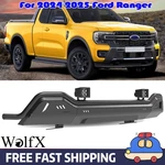 Heavy Duty Front Bumper 2024-2025 Ford Ranger W/ 2* Led Pod Light Black. Fixed Price $249.99.