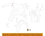 Honda Oem 13-23 Accord-wheelhouse Liner Clip 91501T2A003. Fixed Price $8.01.
