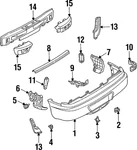 Genuine Ford Energy Absorber F52Z-17E855-A. Fixed Price $38.60.