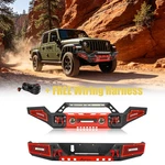 Aaiwa For 2020-2025 Jeep Gladiator Jt Front/rear Bumpers W/winch Plate&led Light. Fixed Price $349.95.