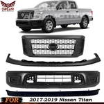 Front Bumper Primed Steel & Grille Assembly Kit For 2017-2019 Nissan Titan. Fixed Price $1476.00.