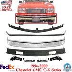 Front Bumper Chrome Kits + Molding Brackets For 1994-00 Chevy & Gmc C-k Series. Fixed Price $497.05.