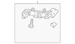Genuine Gm Passenger Side Front Bumper Fascia Guide 84451685. Fixed Price $16.20.