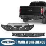 Hooke Road Full Width Steel Front + Rear Bumpers Combo Ford F-150 2009-2014. Fixed Price $989.99.