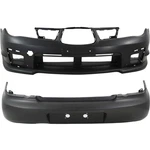Bumper Covers Facias Set Of 2 Front & Rear Sedan For Subaru Impreza 06-07 Pair. Fixed Price $319.65.