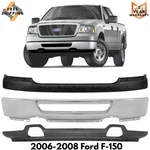 Front Bumper Face Bar Chrome Steel & Lower Valance Kit 2006-2008 Ford F-150. Fixed Price $550.00.