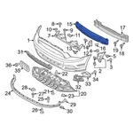 Ford Mustang 2013-2014 DR3Z17C882A Front Bumper Impact Absorber. Fixed Price $64.10.