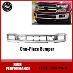 Chrome Front Bumper With Fog Light Holes 2018-2020 Ford F-150 One-piece. Fixed Price $249.99.