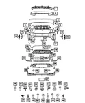 Genuine Mopar Grille Applique Left 7LB61XS9AA. Fixed Price $29.65.