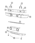 Genuine Mopar Front Bumper Beam 68003322AB. Fixed Price $529.39.