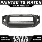 New Painted *1G3 Gray* Front Bumper Cover For 2014-2024 Toyota 4RUNNER Trail Trd. Fixed Price $490.99.