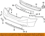 Honda Oem 12-15 Civic Rear Components-bumper Bracket 71535TR0A00ZZ. Fixed Price $43.96.