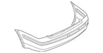 Genuine Volkswagen Bumper Cover 3B5-807-417-H-GRU. Fixed Price $639.90.