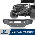 Hooke Road Front Winch Bumper W/ Led Lights For 2007-2018 Jeep Wrangler Jk. Fixed Price $319.99.