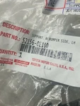 2020-2024 Highlander Toyota Left Rearbumper Cover Side Support 52156-0E100. Fixed Price $40.00.