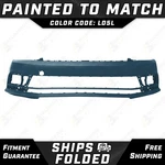 New Painted *LD5L Blue* Front Bumper Cover For 2015-2018 Volkswagen Jetta 15-18. Fixed Price $390.99.