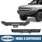 Hooke Road Front & Rear Bumper Reinforcement Fit 2007-2013 Chevy Silverado 1500. Fixed Price $829.99.