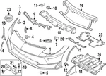 Genuine Nissan Bumper Trim 62087-1YC5A. Fixed Price $82.39.