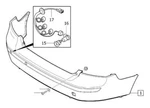 Volvo 30655998 Bumper Cover Bracket (left. Fixed Price $19.26.