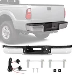 Rear Step Bumper Chrome W/ Parking Sensor Holes Ford F150 2006-2008 F250 New. Fixed Price $139.97.