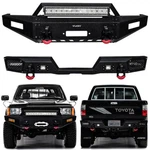 Vijay Fit 1989-1995 Toyota Pickup Front Or Rear Bumper With Led Light And D-ring. Fixed Price $689.88.