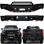 Vijay For 2019-2021 Chevy Silverado 1500 Front Rear Bumper W/d-rings & Lights. Fixed Price $1299.78.