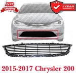 Bumper Grille Textured Black Fits 2015-2017 Chrysler 200 New Front CH1036134. Fixed Price $65.99.