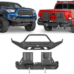 Hooke Road Front Rear Bumper W/5.3-GALLON Jerry Can Holder Fit Tacoma 2016-2023. Fixed Price $699.99.