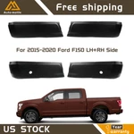 Black Steel Rear Step Bumper End Covers Left+right Kit For 2015-2019 2020 F-150. Fixed Price $57.46.