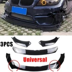Universal Front Bumper Lip For Bmw Benz Honda Civic Mazda Gmc Diffuser Gloss Blk. Fixed Price $49.99.