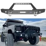 Stubby Front Bumper W/ Led Spotlights & Winch Plate For Jeep Cherokee Xj 84-01. Fixed Price $239.18.