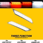 Lens Rear Led Bumper Brake Reflector Light For 2013-15 Honda Civic Sedan White. Fixed Price $8.54.