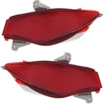 Set Of 2 Bumper Face Bar Reflectors Light Lamp Rear Driver & Passenger Side Pair. Fixed Price $216.98.