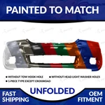 New Painted 2009-2010 Dodge Journey Front Bumper W/o Tow Hook & Hl Washer Holes. Fixed Price $324.98.
