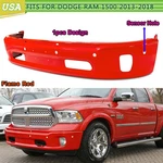 W/sensor Holes Front Bumper Face Bar For Dodge Ram 1500 Classic 2013-2018 Red. Fixed Price $325.80.