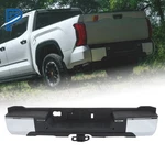 Chrome Rear Step Bumper Assembly W/ Tow Hitch Satin For Toyota Tundra 2022-2024. Fixed Price $459.89.