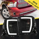 Black Bumper Drl Led Fog Lights For Dodge Ram 1500 2013 2014 2015 2016 2017. Fixed Price $69.99.