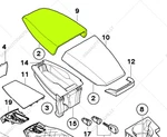 Bmw Series (E63 E64) 04 - 10 Oem Center Console Armrest Cover 51169139599. Fixed Price $424.99.